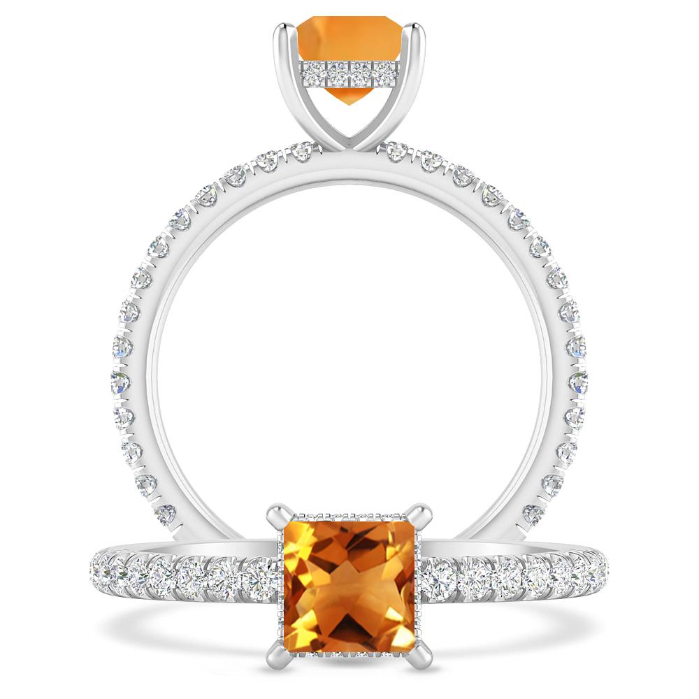 White Gold - Citrine