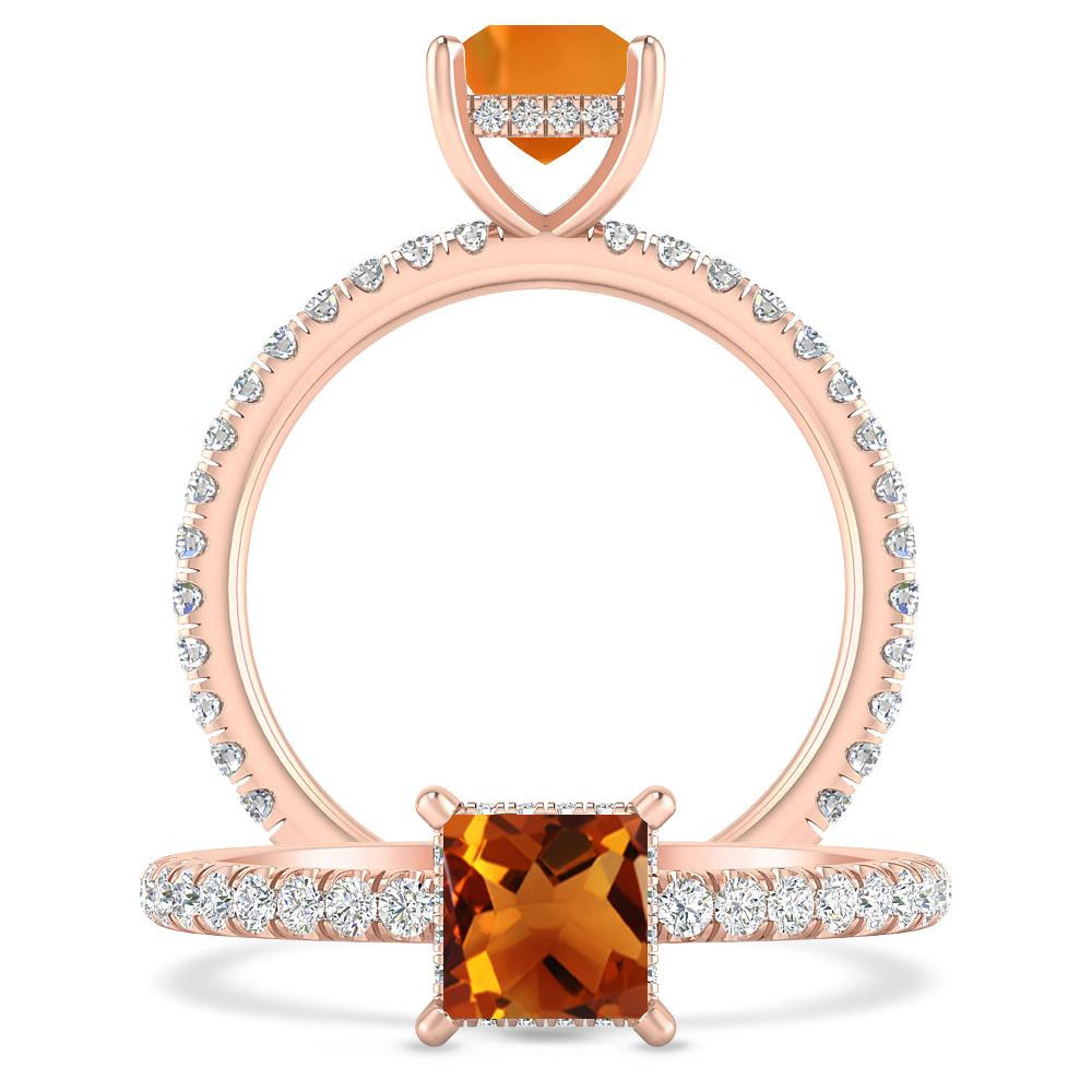 Rose Gold - Citrine