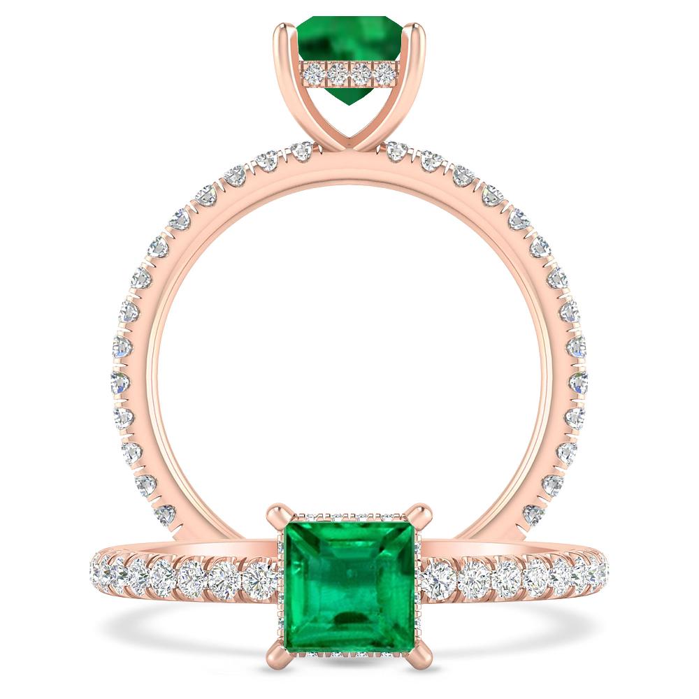 Rose Gold - Emerald