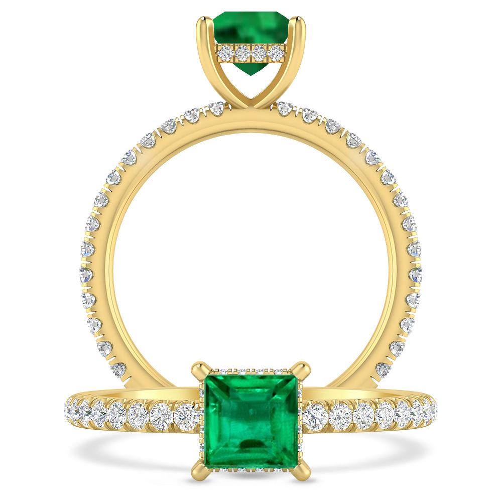 Yellow Gold - Emerald