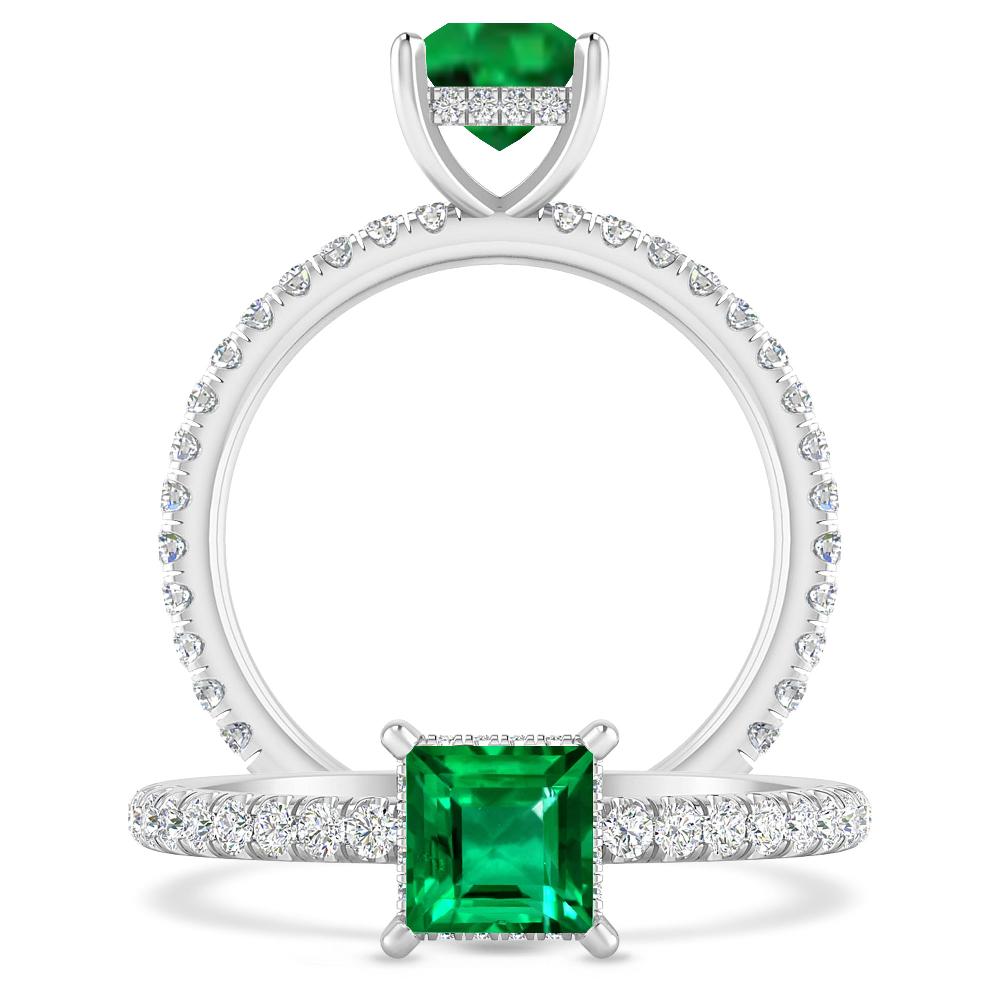 White Gold - Emerald