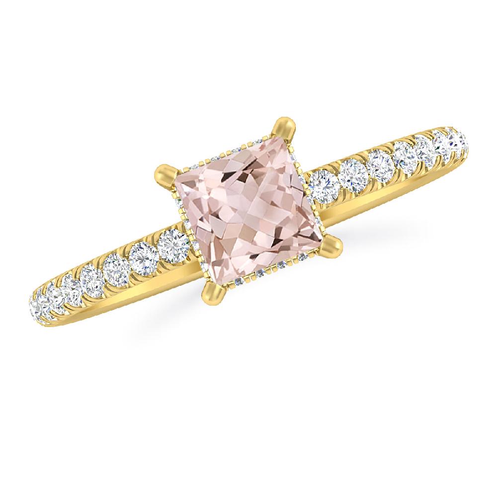 Yellow Gold - Morganite