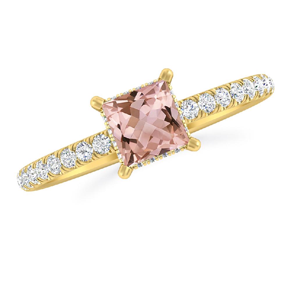 Yellow Gold - Morganite