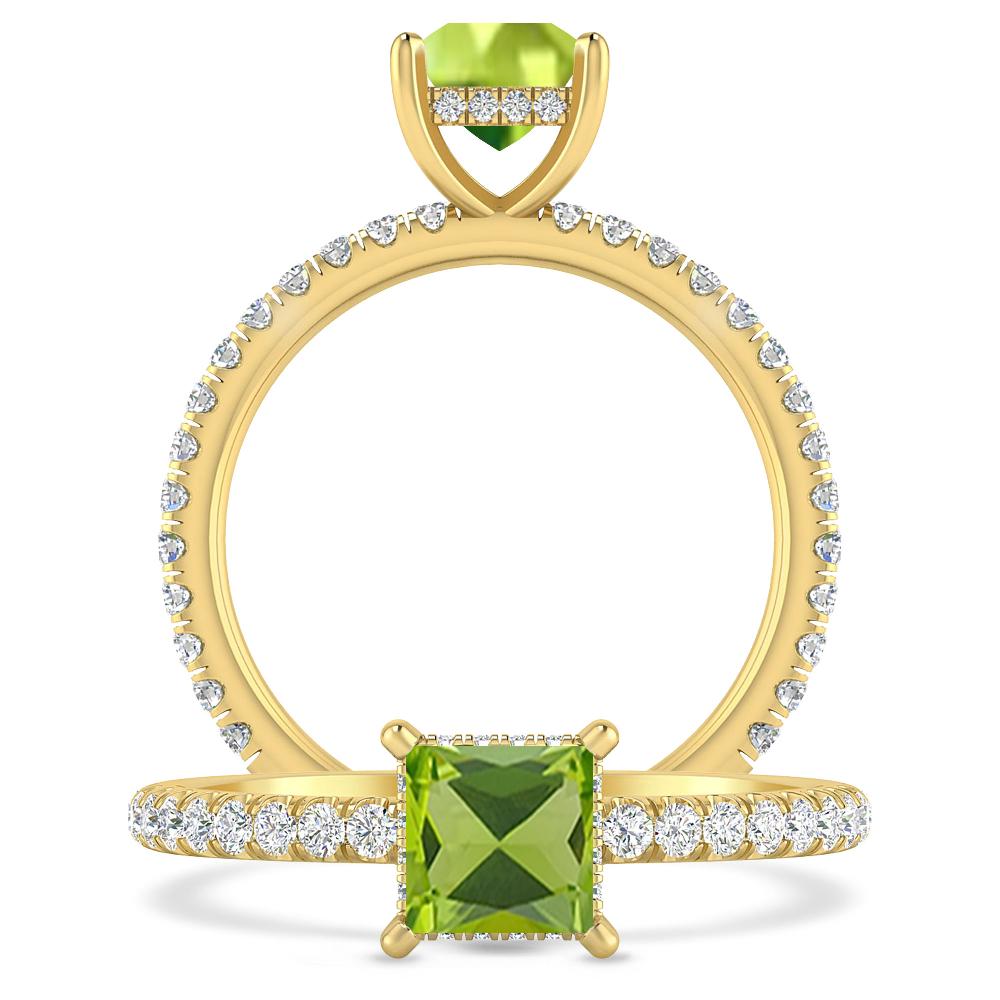 Yellow Gold - Peridot