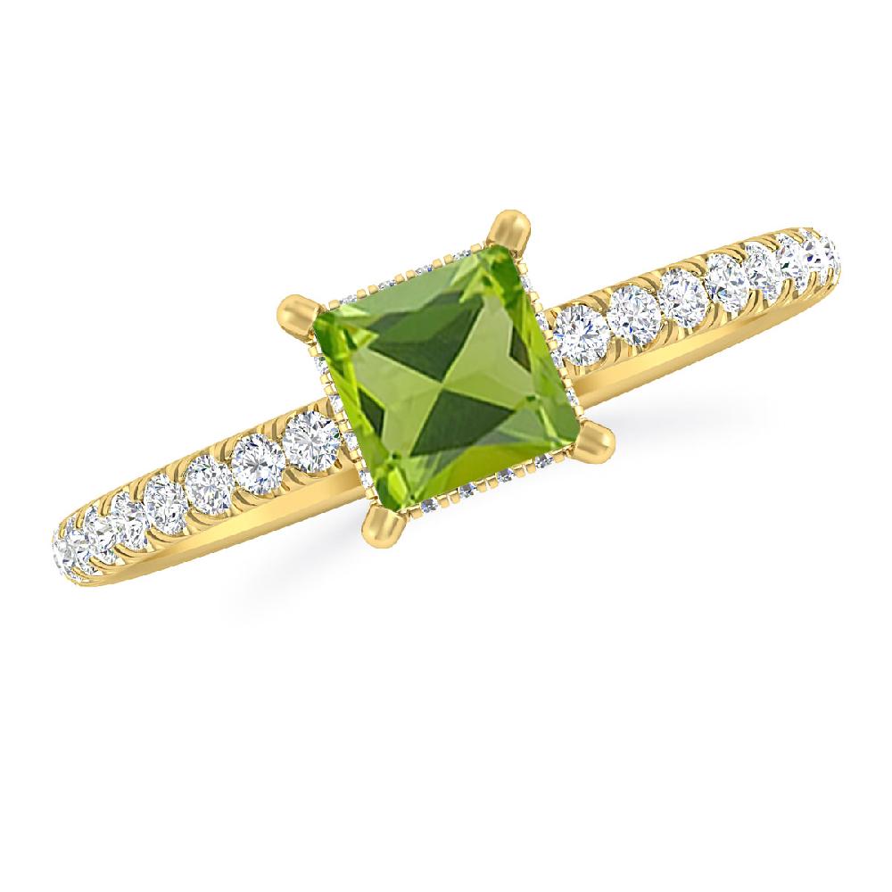 Yellow Gold - Peridot