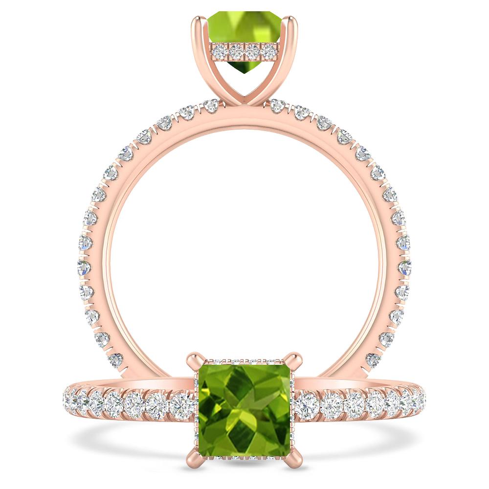 Rose Gold - Peridot