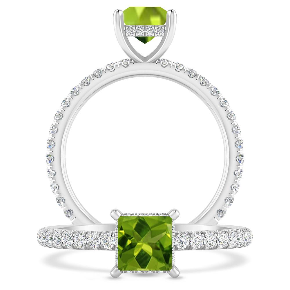 White Gold - Peridot