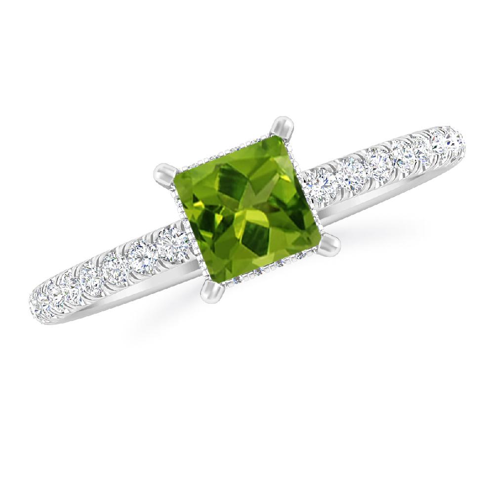 White Gold - Peridot