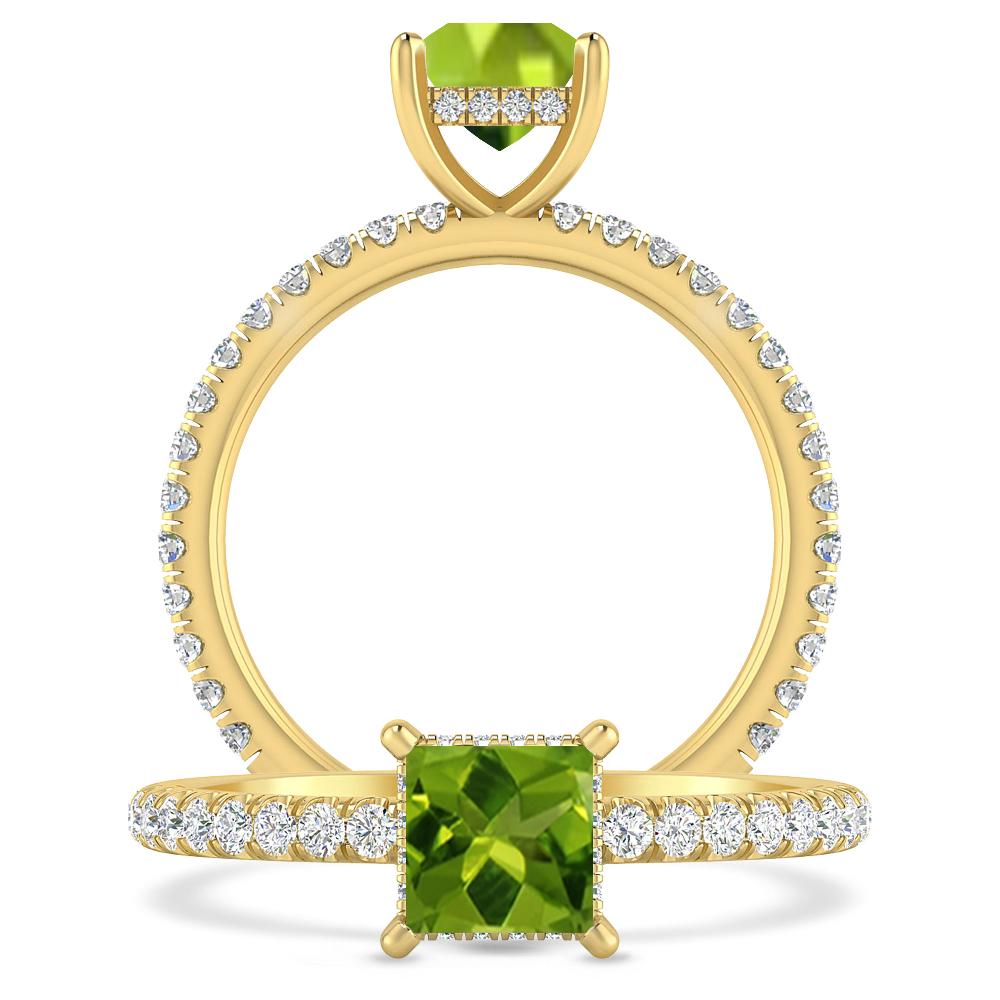 Yellow Gold - Peridot