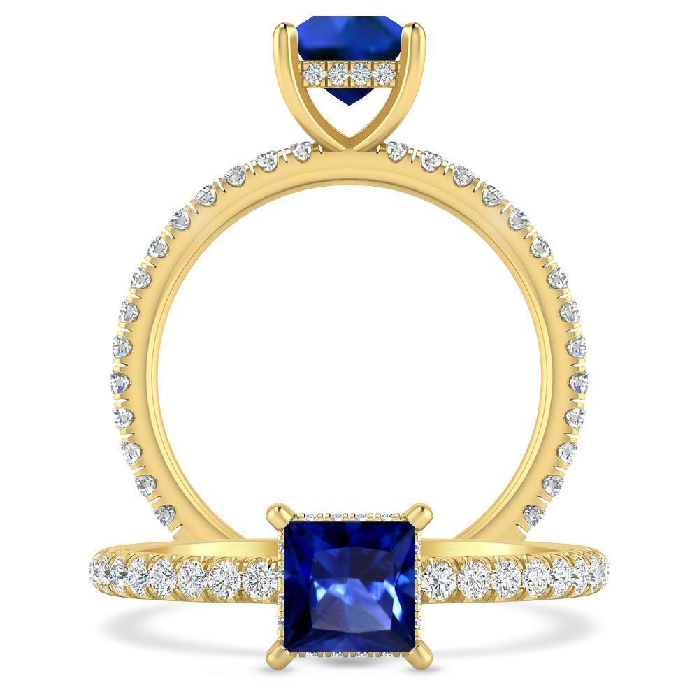 Yellow Gold - Sapphire