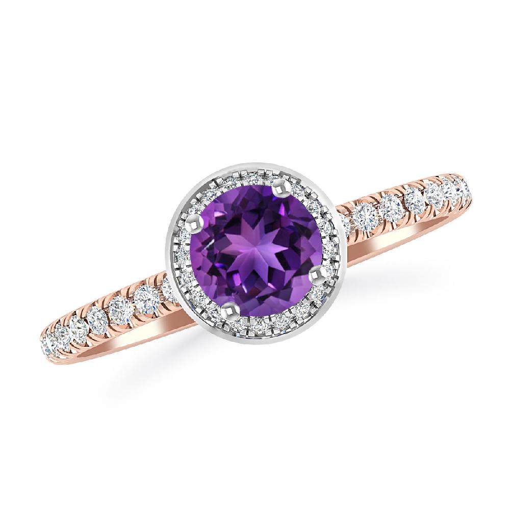 Rose Gold - Amethyst