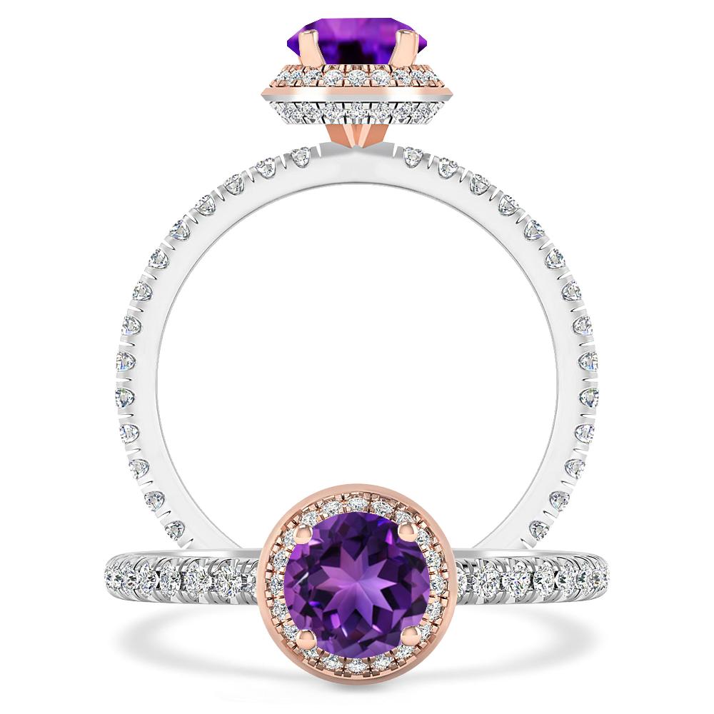 White Gold - Amethyst