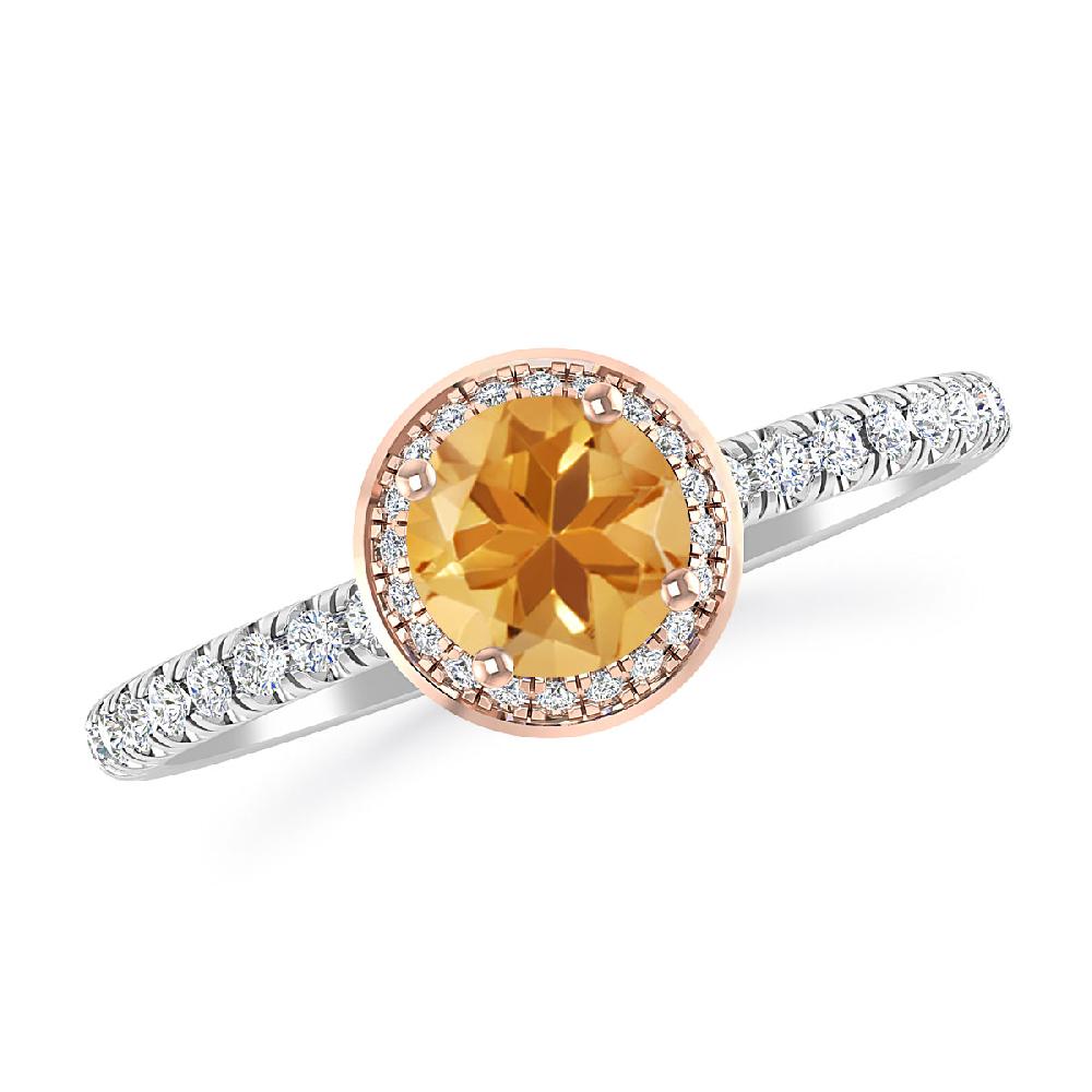 White Gold - Citrine