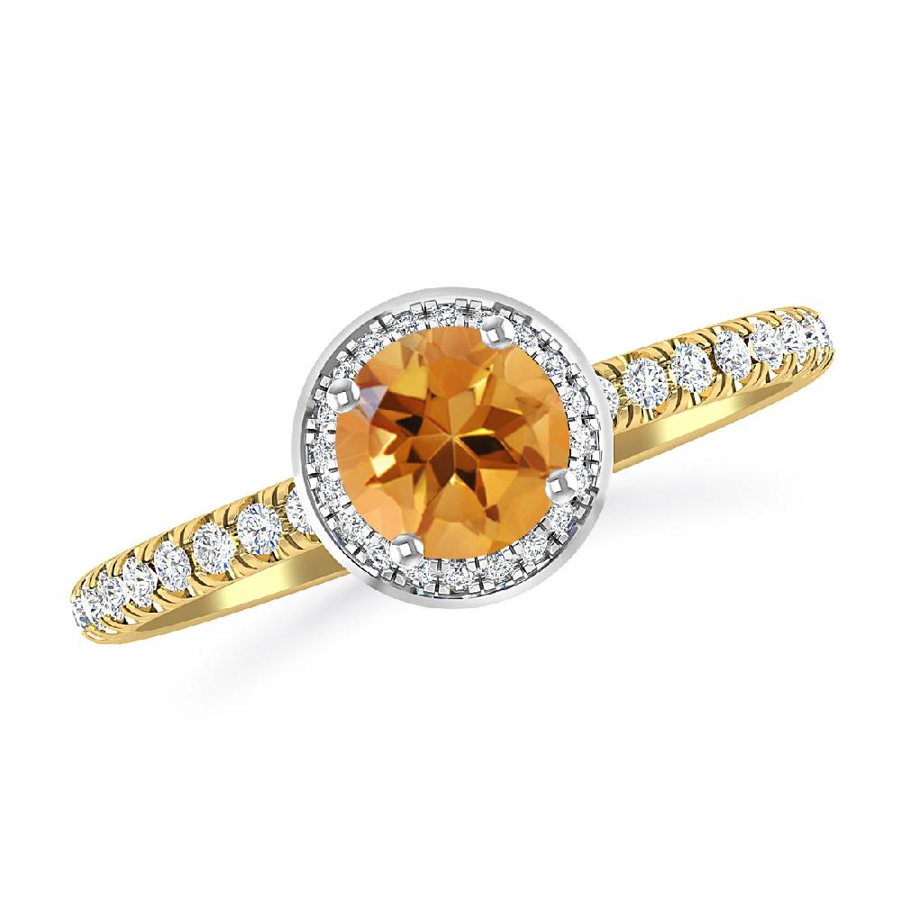 Yellow Gold - Citrine