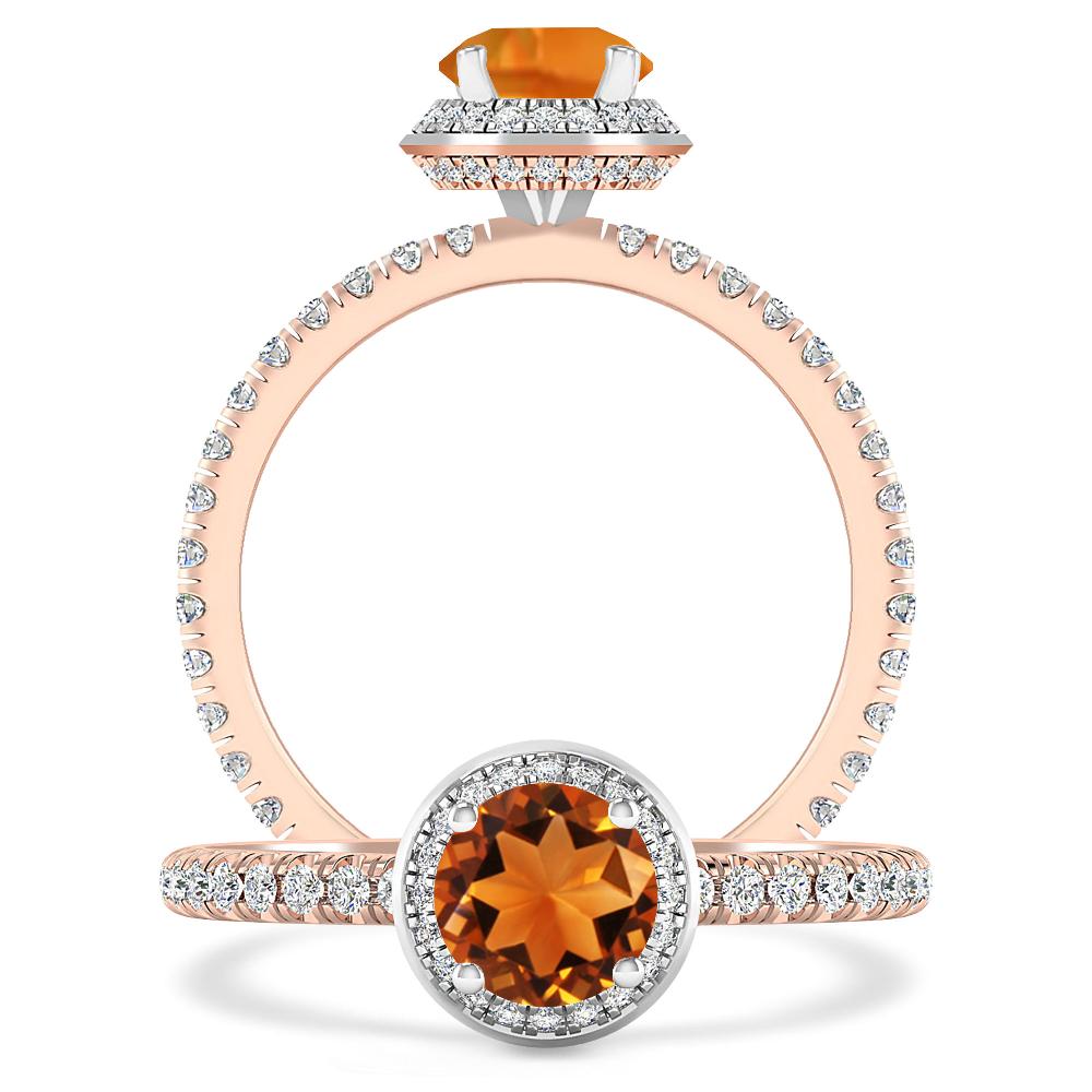 Rose Gold - Citrine