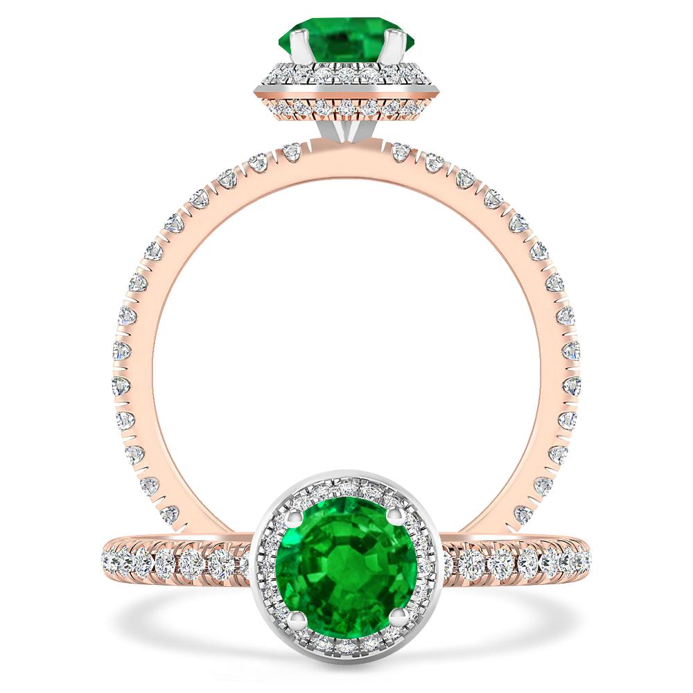 Rose Gold - Emerald