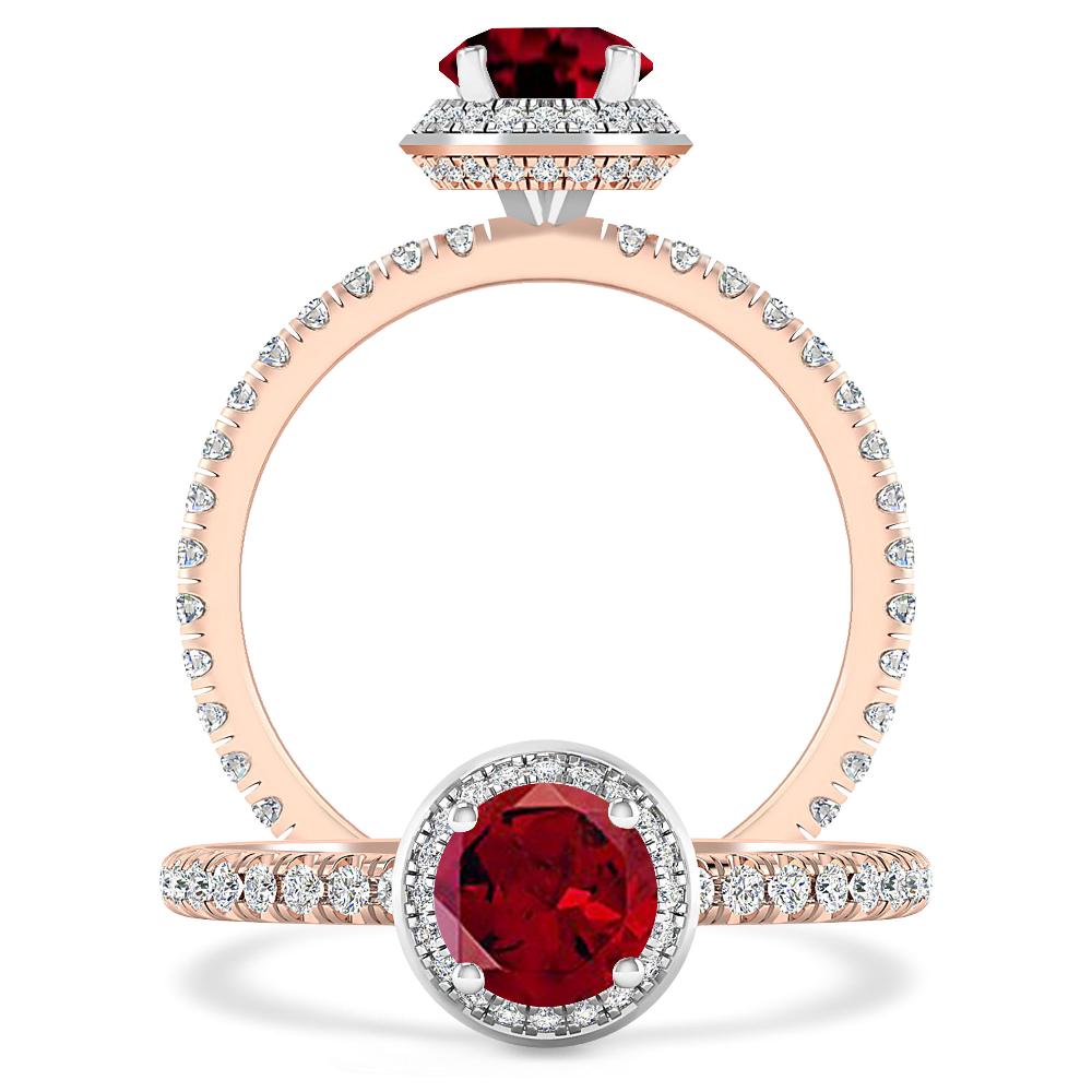 Rose Gold - Garnet