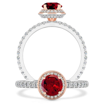 White Gold - Garnet