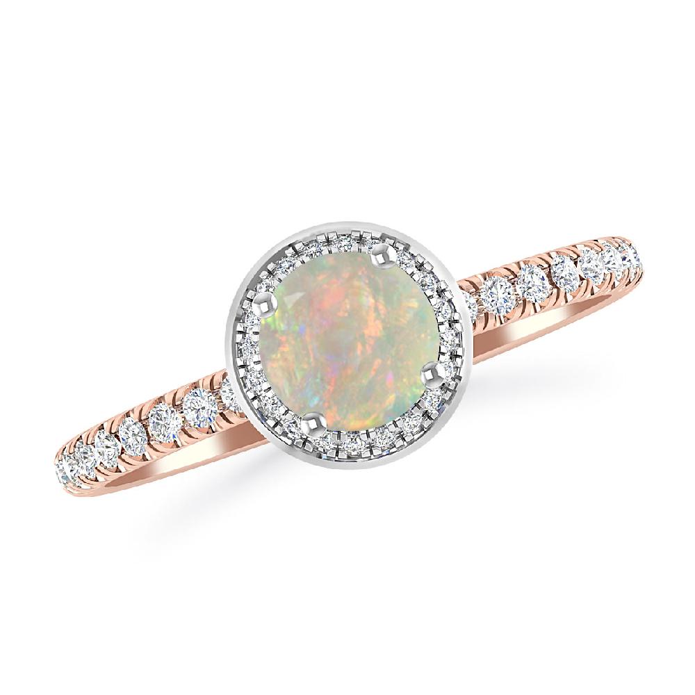 Rose Gold - Opal