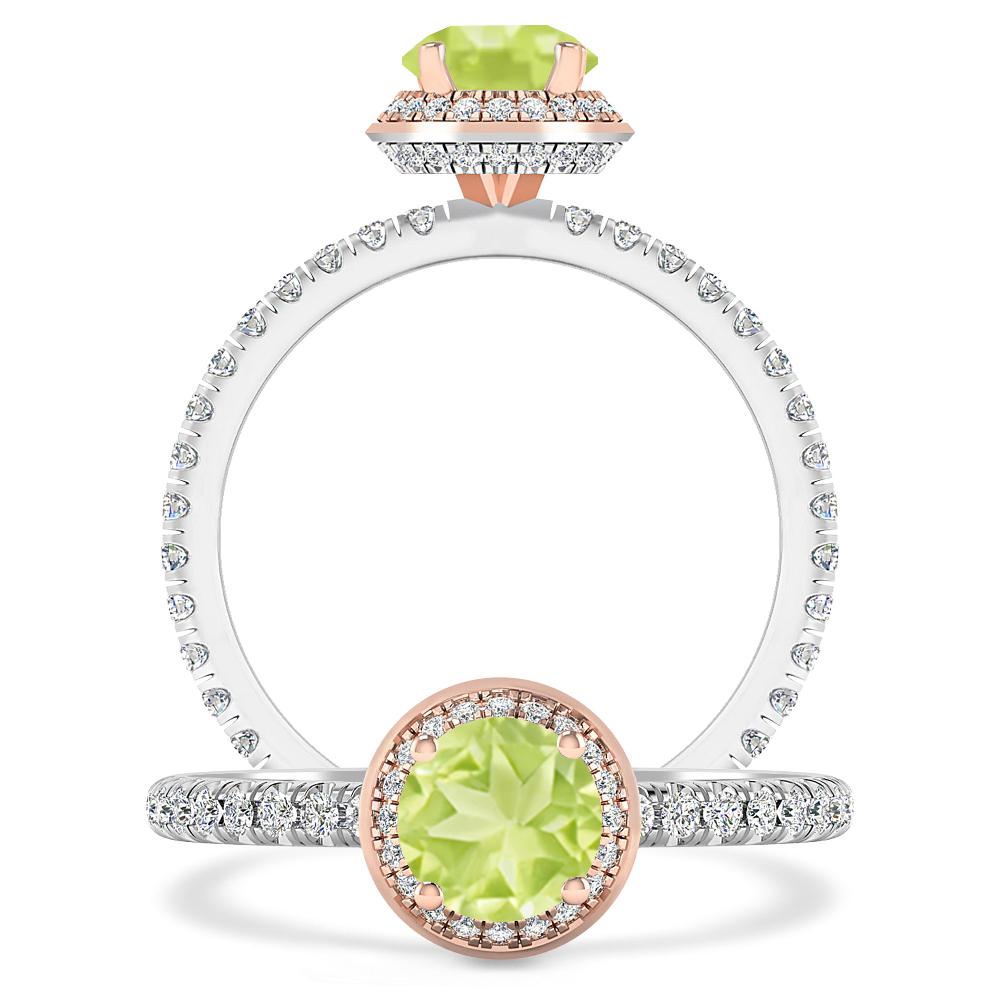 White Gold - Peridot