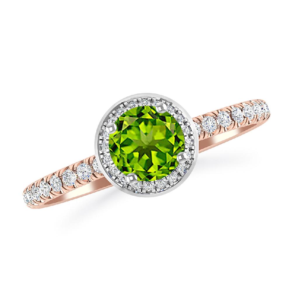 Rose Gold - Peridot