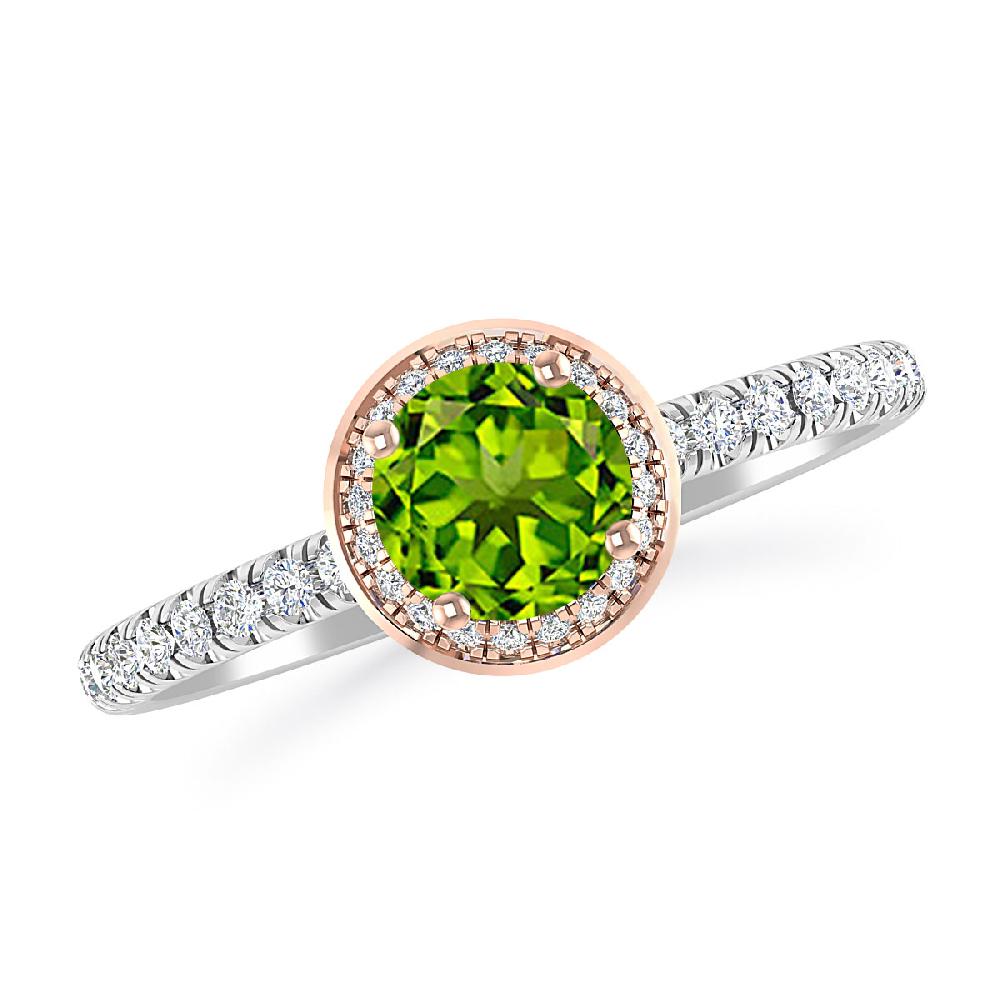 White Gold - Peridot