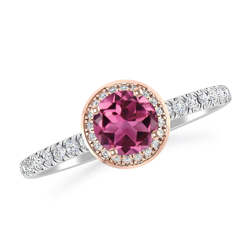 White Gold - Pink Tourmaline