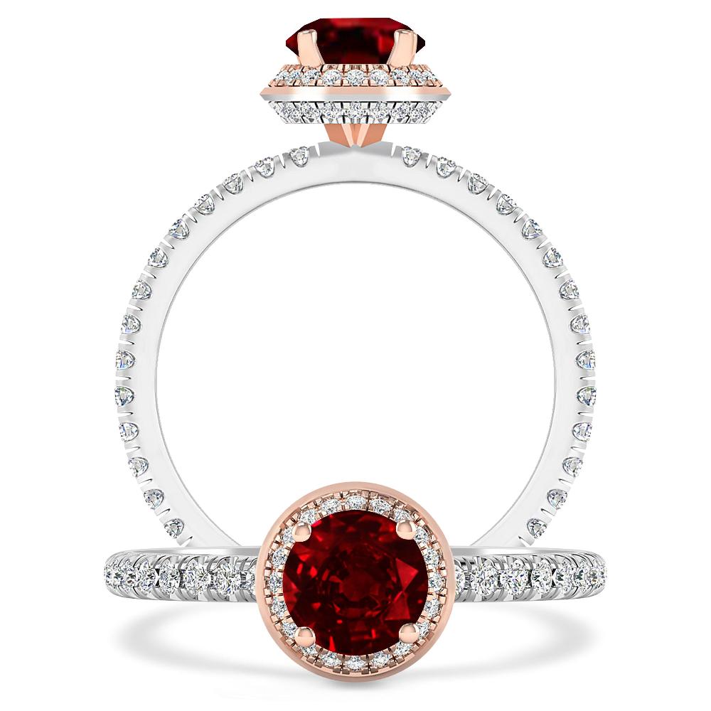 White Gold - Ruby