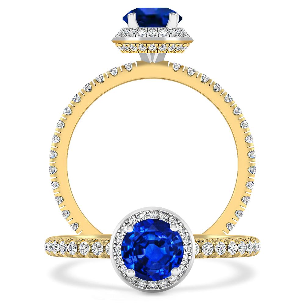 Yellow Gold - Sapphire