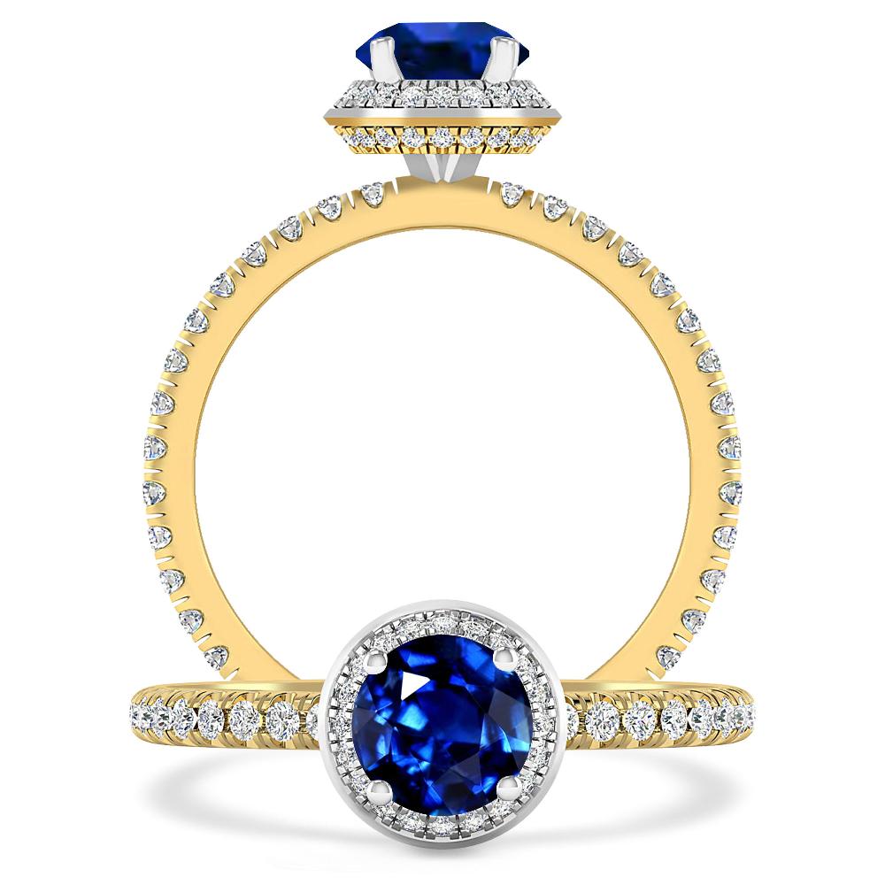 Yellow Gold - Sapphire