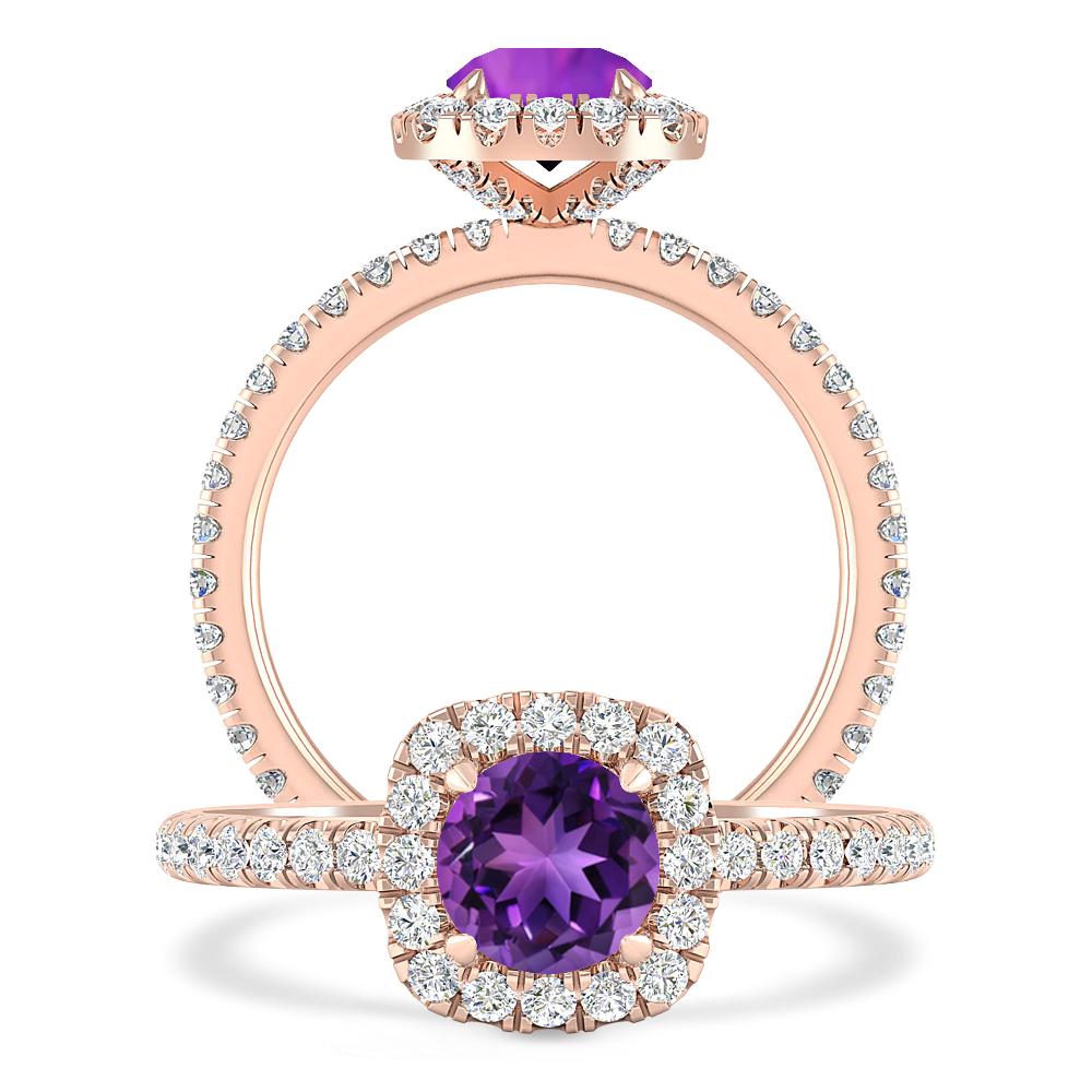 Rose Gold - Amethyst