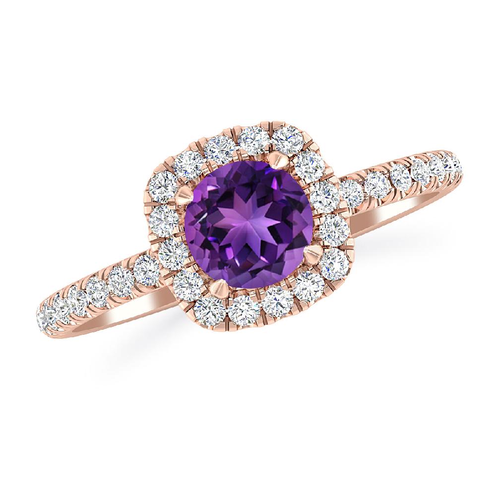 Rose Gold - Amethyst