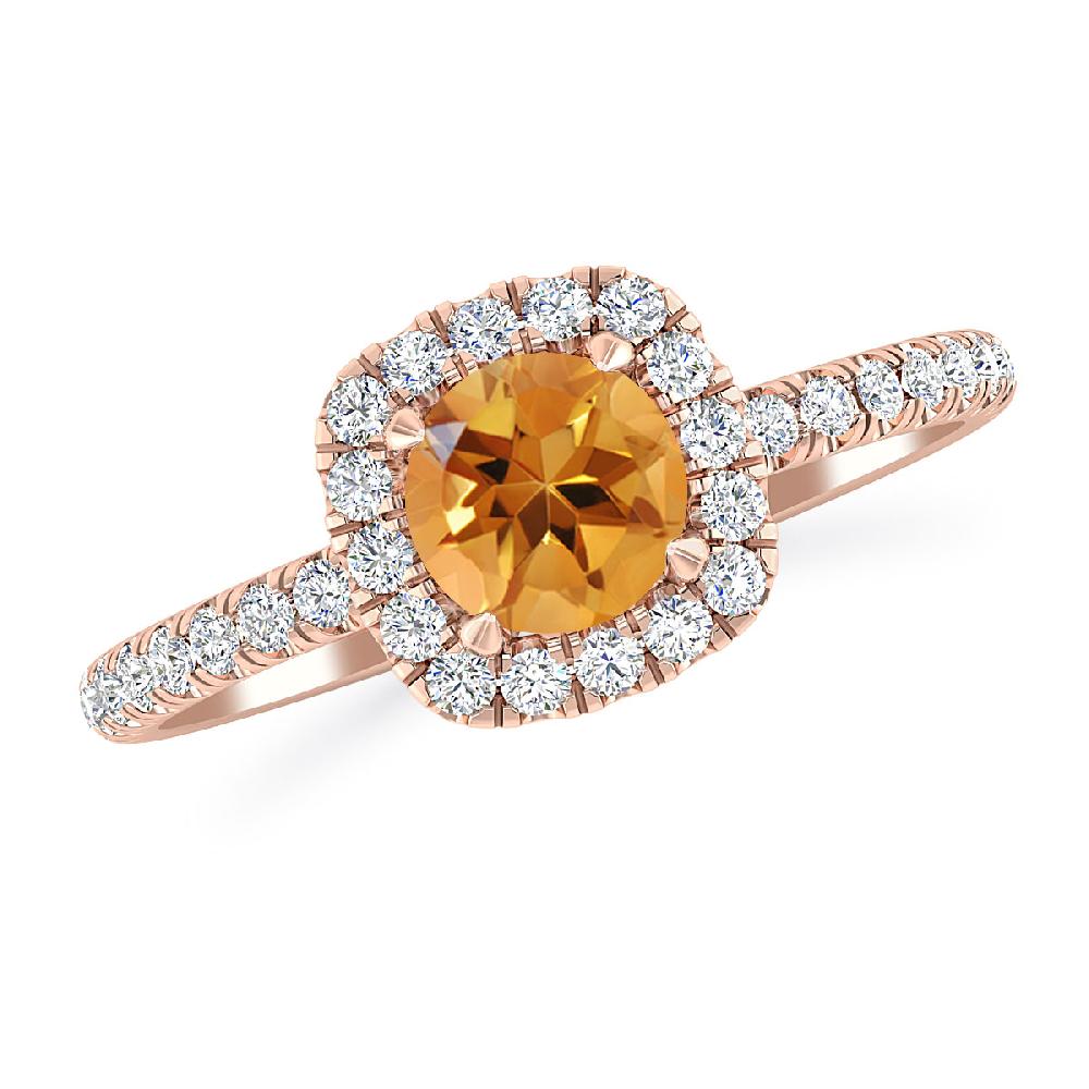 Rose Gold - Citrine