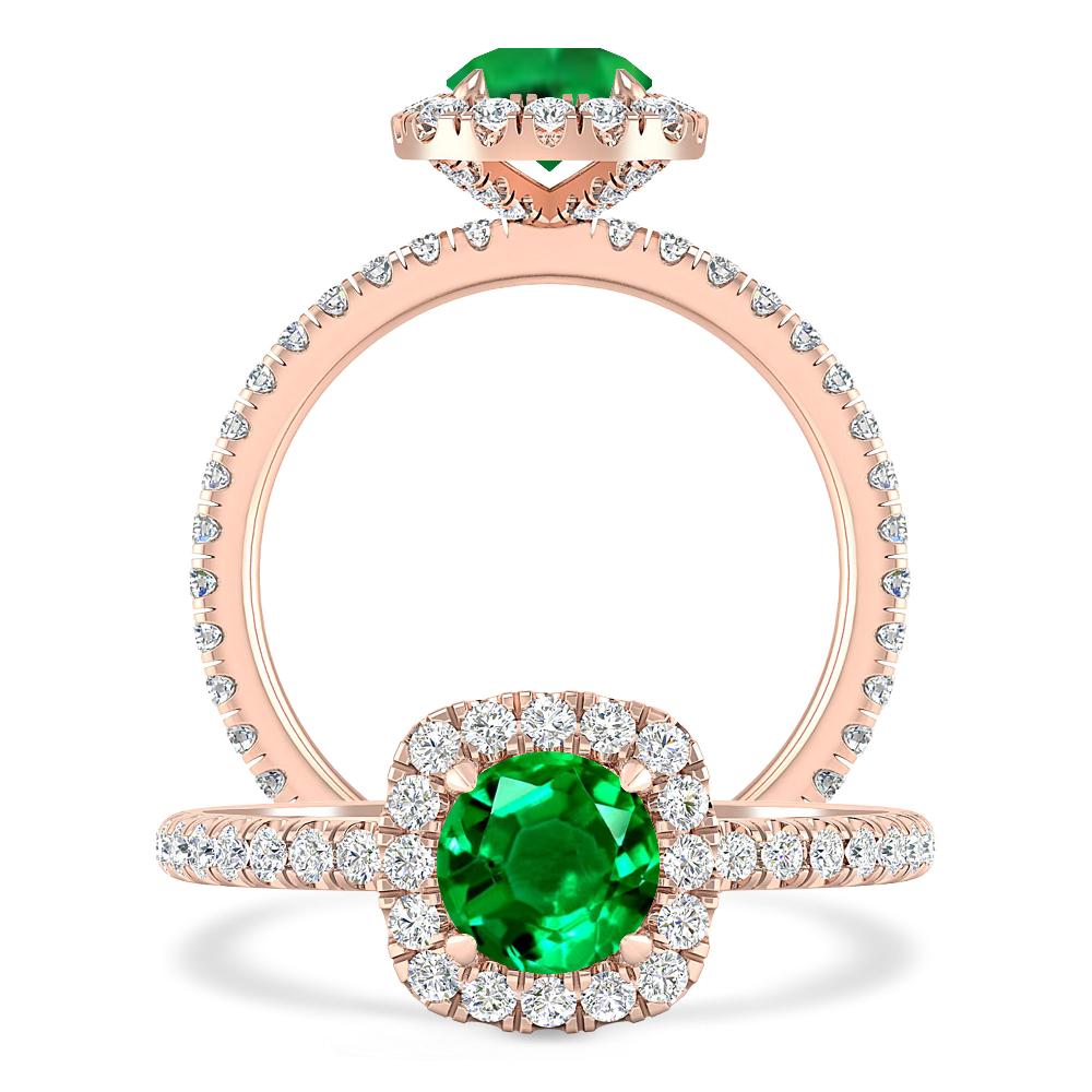 Rose Gold - Emerald