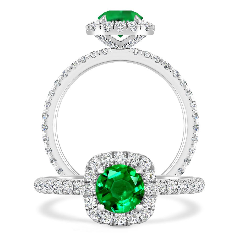 White Gold - Emerald