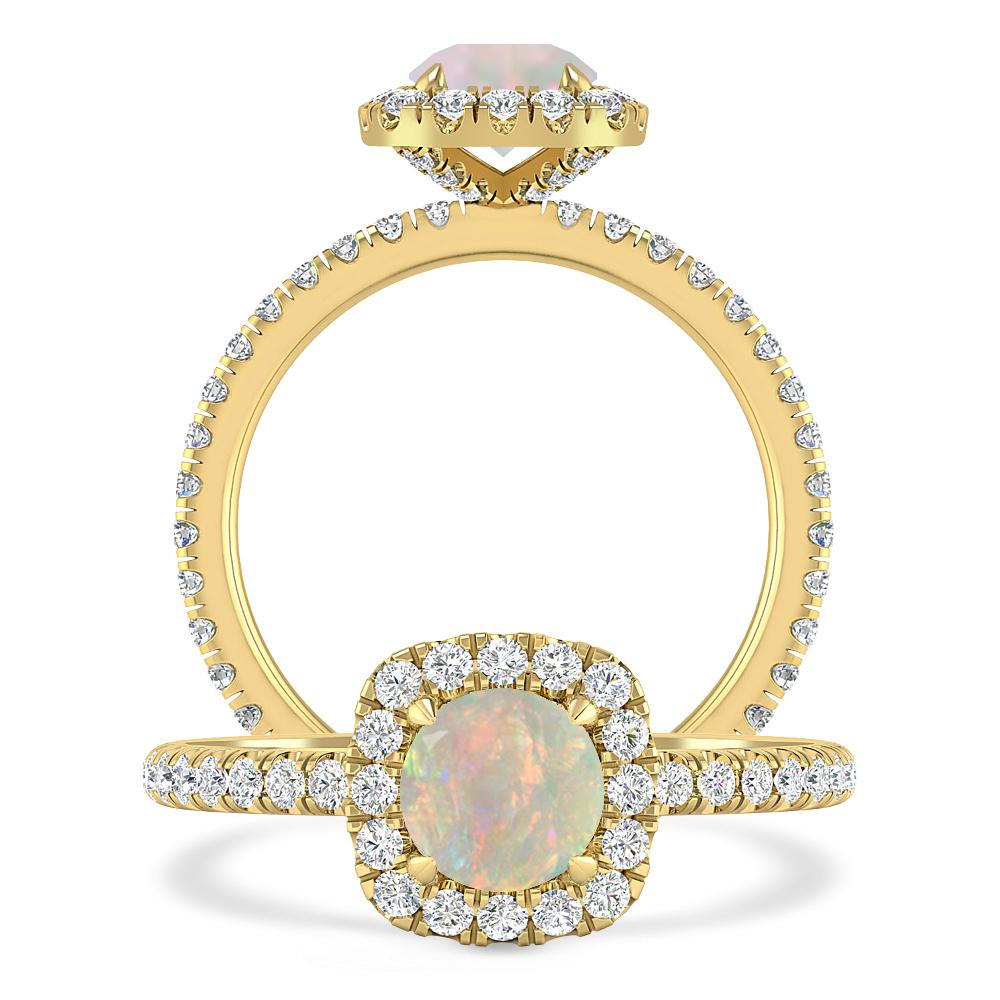 Yellow Gold - Opal