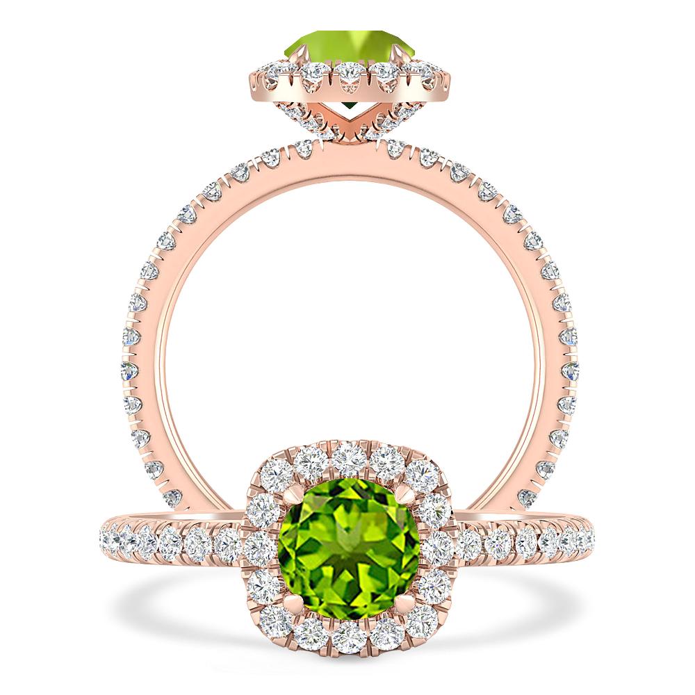 Rose Gold - Peridot