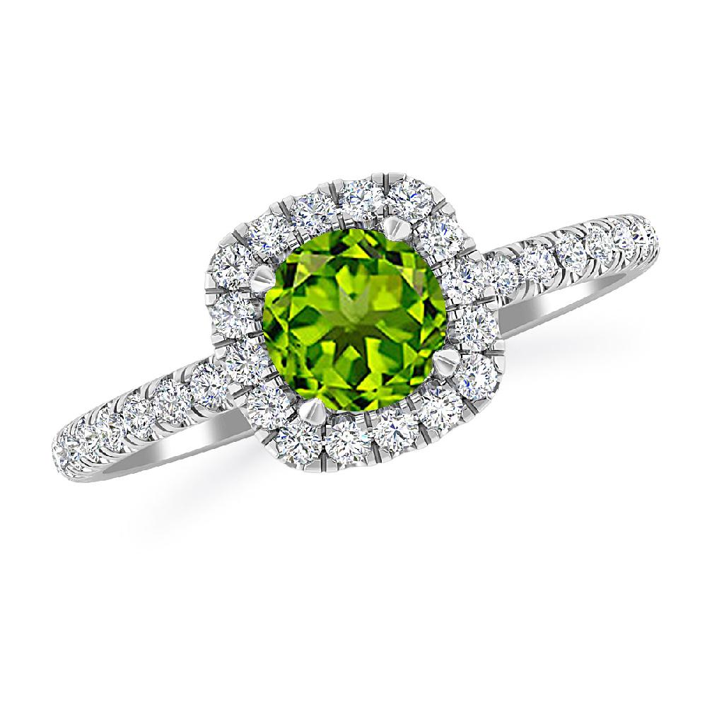 White Gold - Peridot