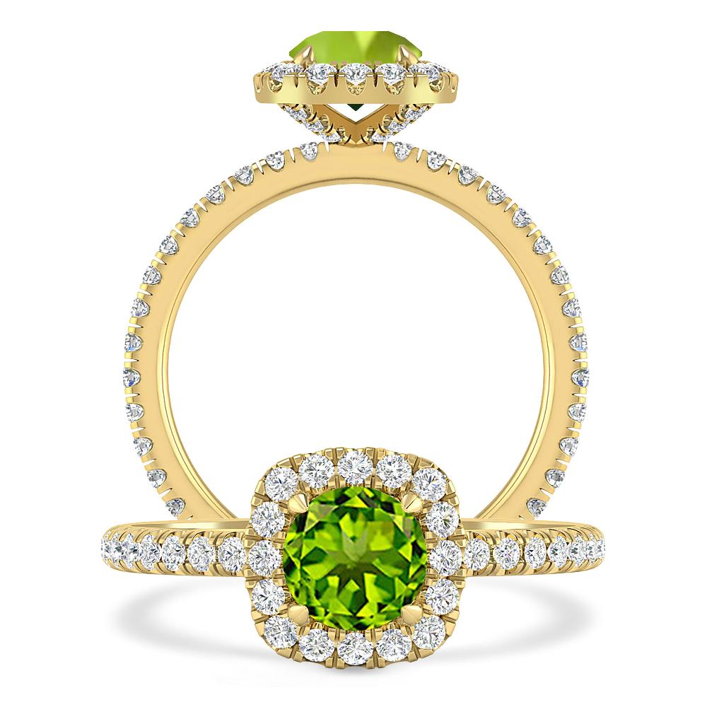 Yellow Gold - Peridot