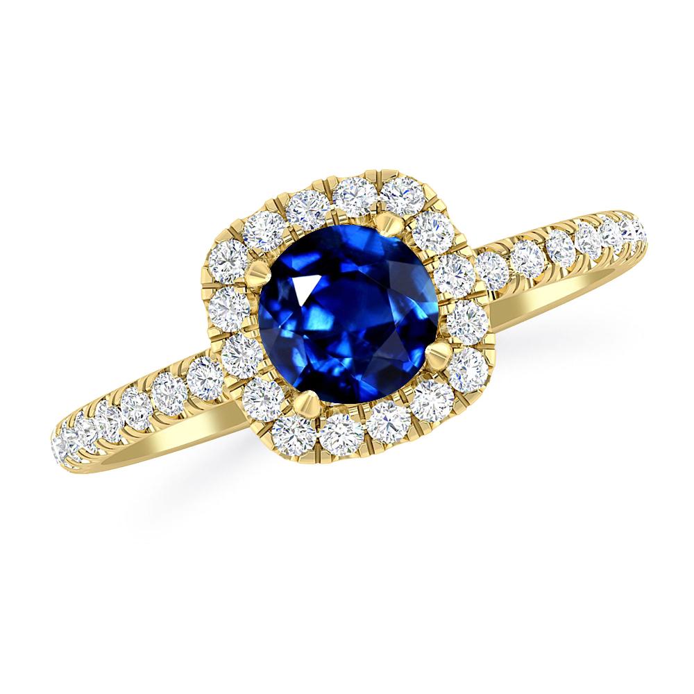 Yellow Gold - Sapphire