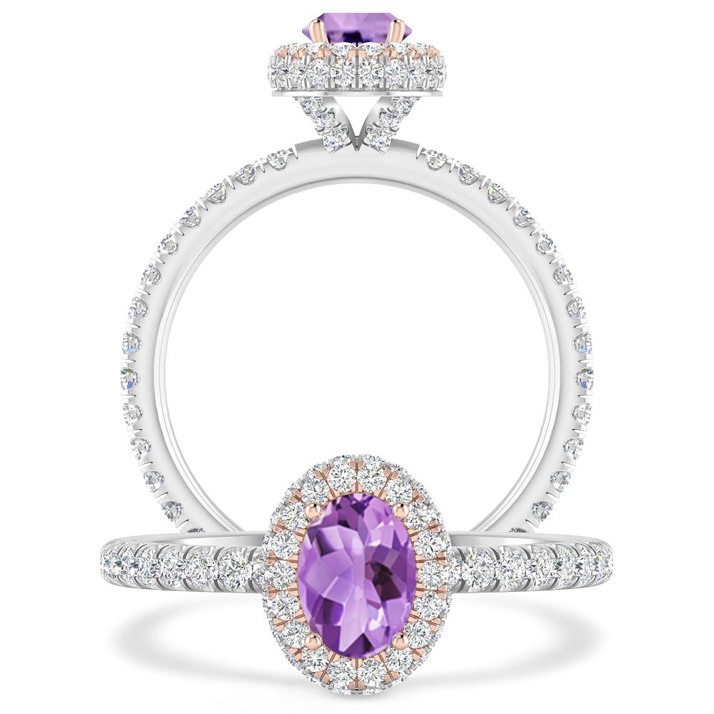 White Gold - Amethyst