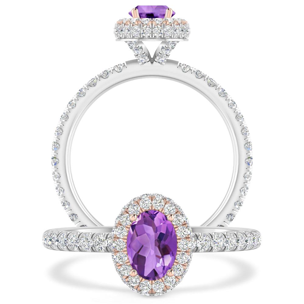 White Gold - Amethyst