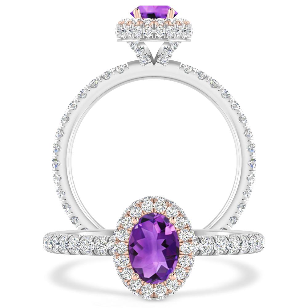 White Gold - Amethyst