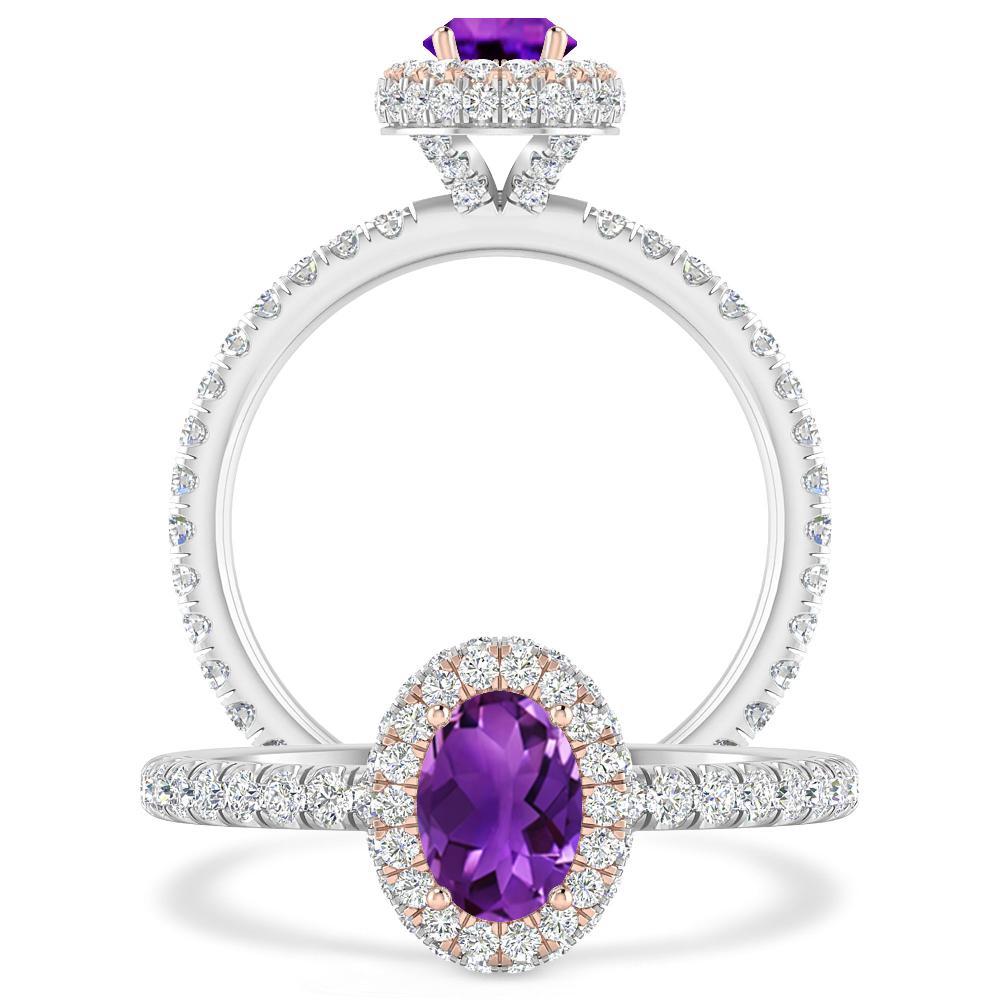 White Gold - Amethyst