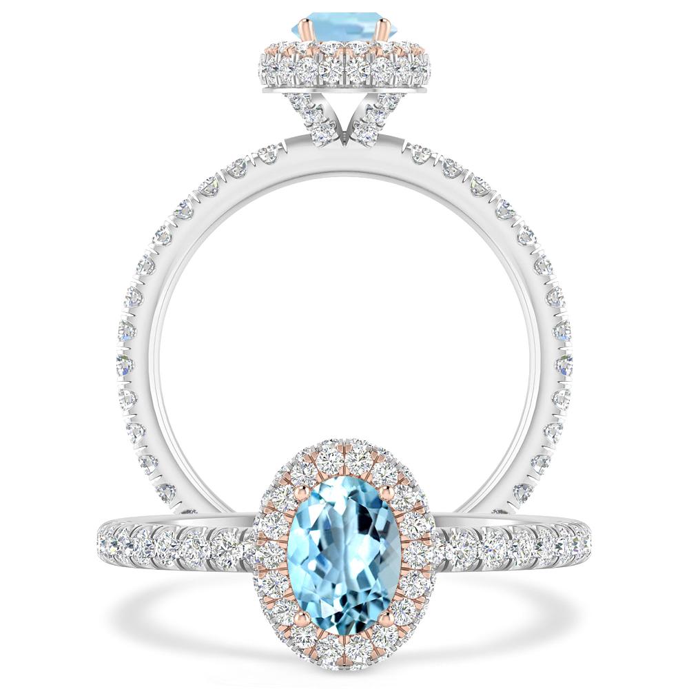 White Gold - Aquamarine