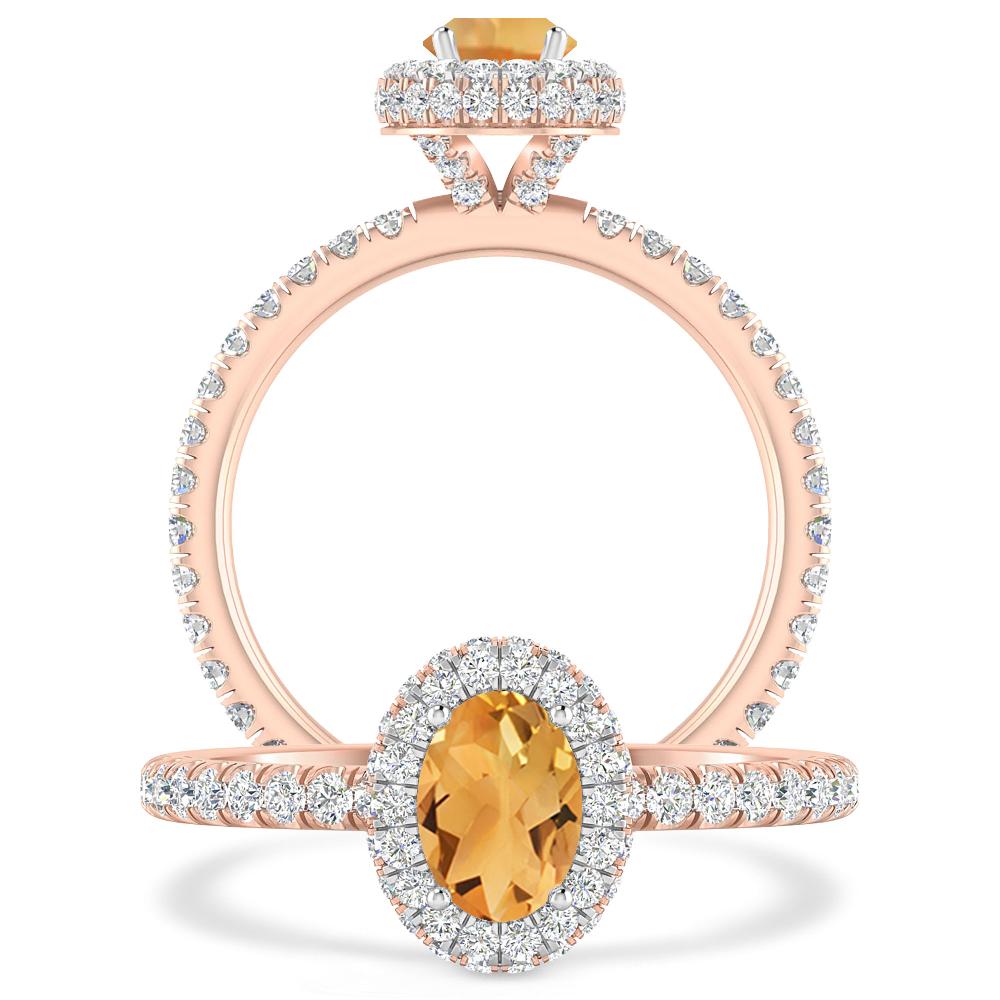 Rose Gold - Citrine