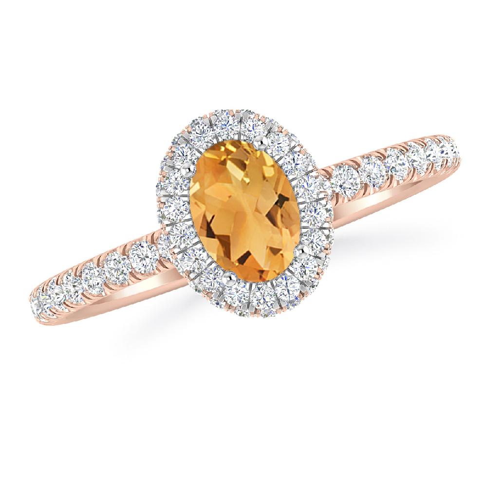 Rose Gold - Citrine