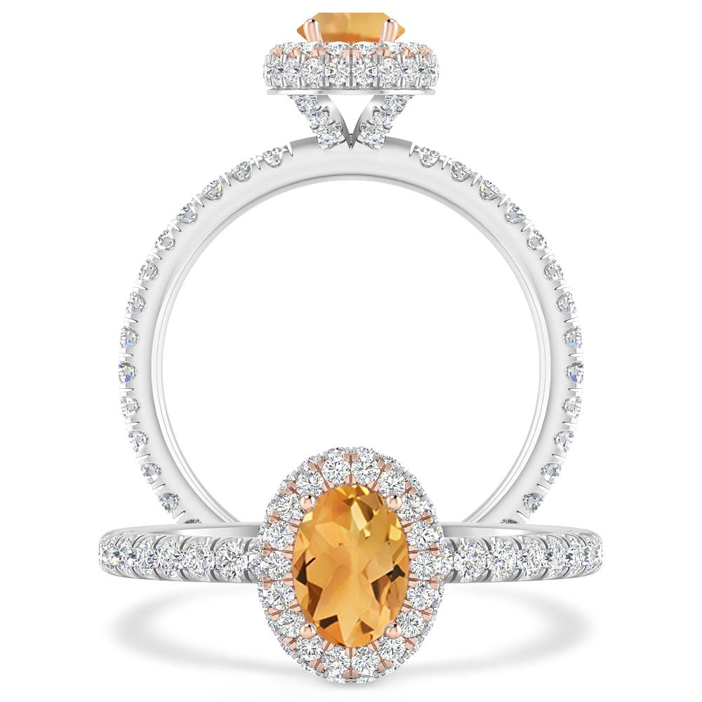 White Gold - Citrine