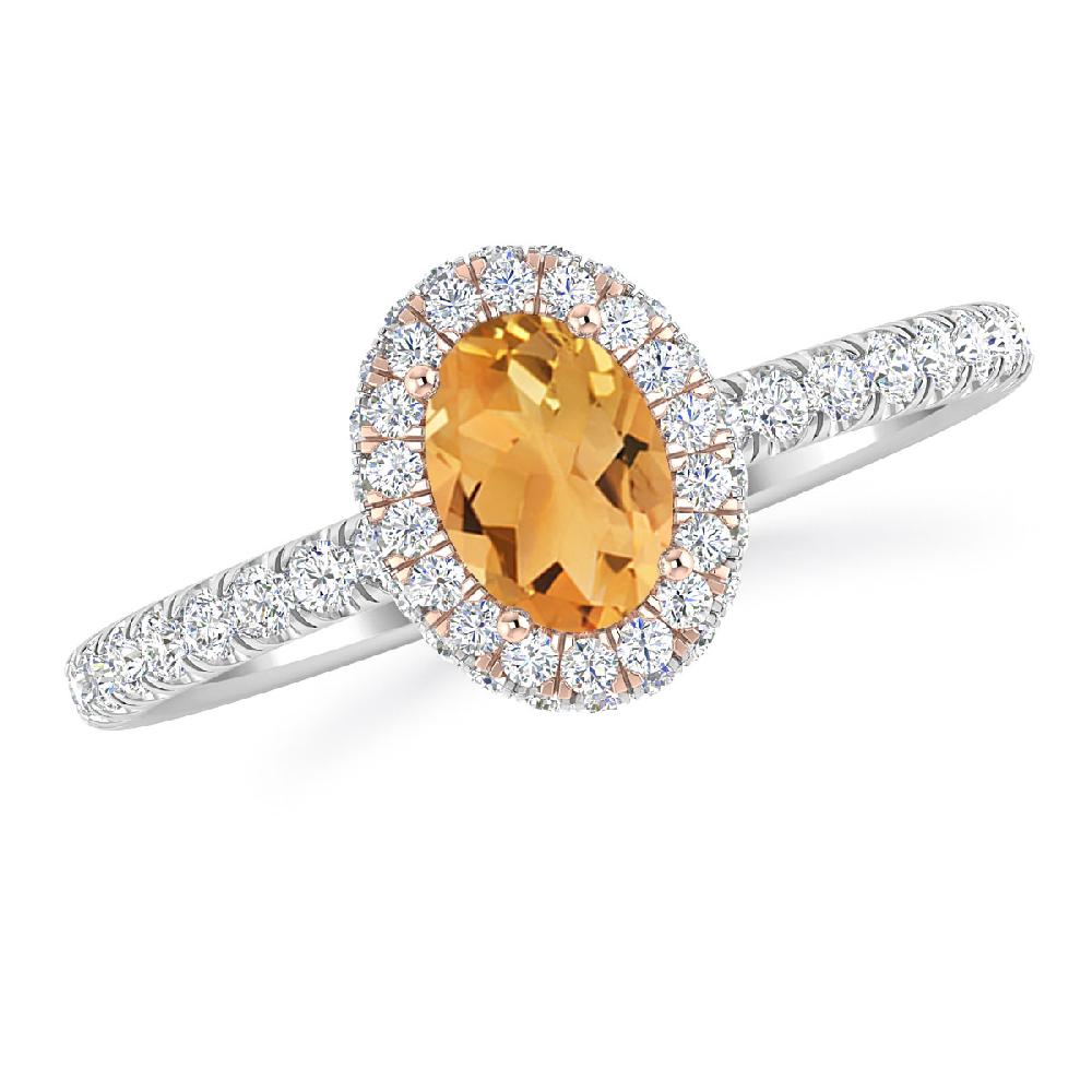 White Gold - Citrine