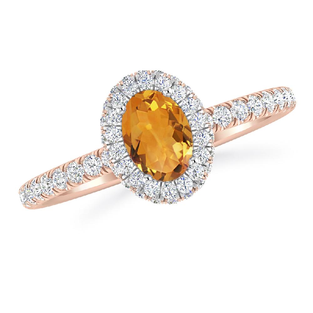 Rose Gold - Citrine